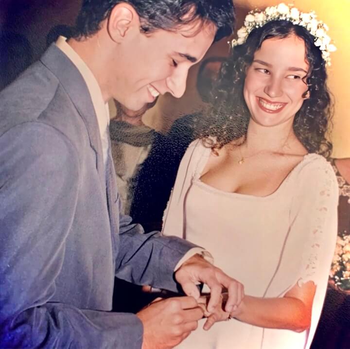 Foto do casamento com a Ana Letícia